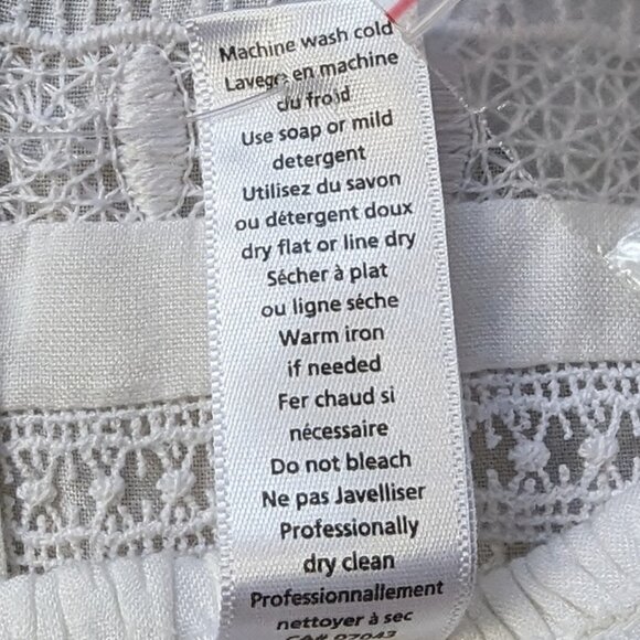 🌟NWT lace crop top white medium Japna - Picture 8 of 11